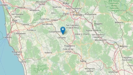 Ancora un terremoto oggi in Toscana, scossa a Certaldo