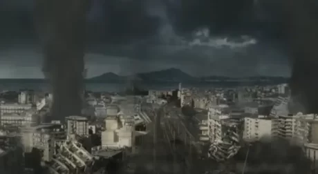 La tv svizzera si lancia in un documentario sulla “fine di Napoli” dopo l’eruzione del Vesuvio
